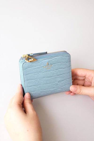 LANVIN en Bleu ランバン オン ブルー マゼンダ 小銭入れ付き二つ折り財布 481686