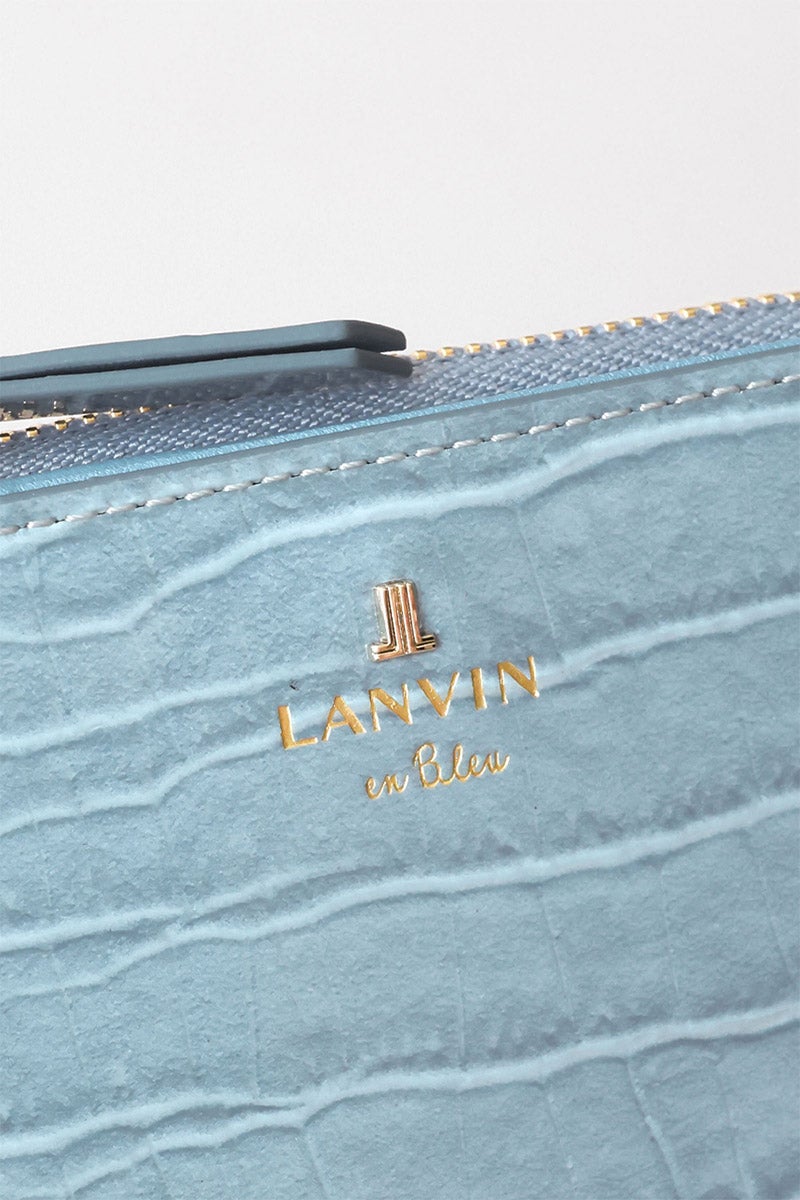 LANVIN en Bleu ランバン オン ブルー マゼンダ 小銭入れ付き二つ折り財布 481686