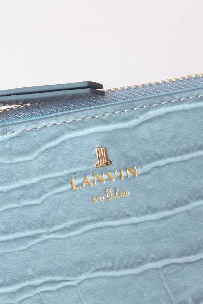 LANVIN en Bleu ランバン オン ブルー マゼンダ 小銭入れ付き二つ折り財布 481686