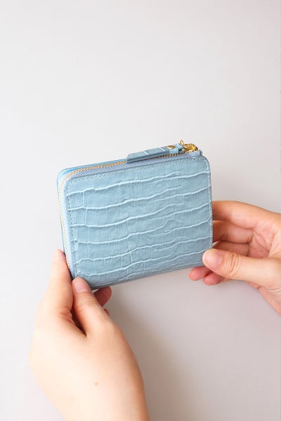 LANVIN en Bleu ランバン オン ブルー マゼンダ 小銭入れ付き二つ折り財布 481686