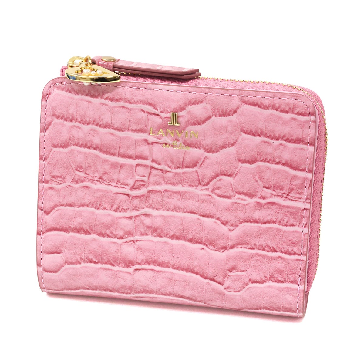 LANVIN en Bleu ランバン オン ブルー マゼンダ 小銭入れ付き二つ折り財布 481686