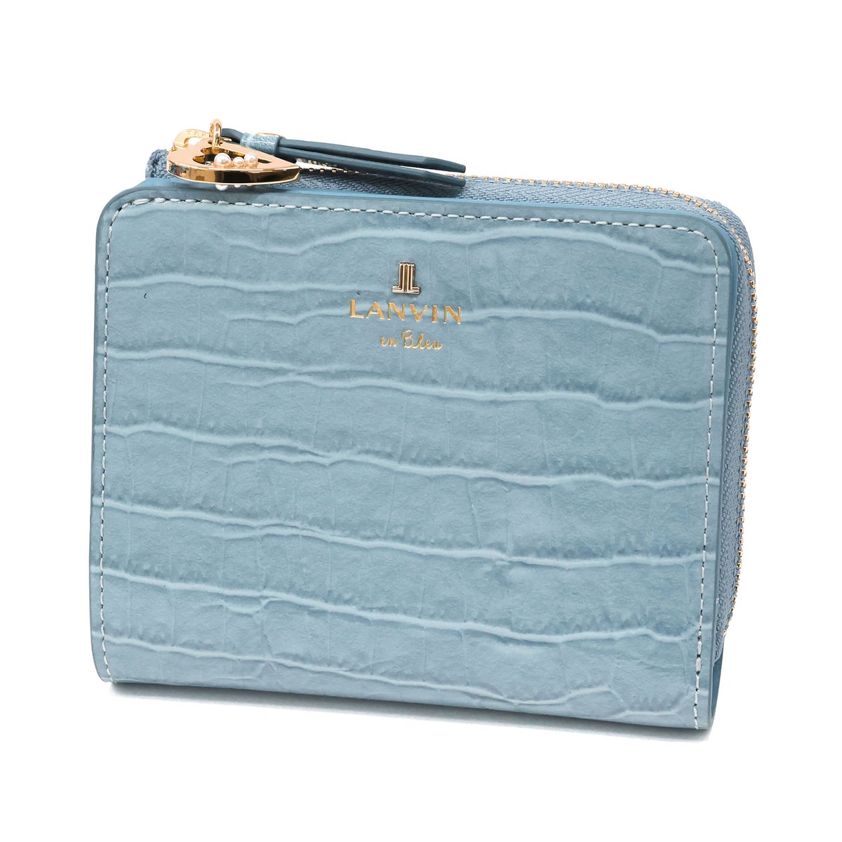 LANVIN en Bleu ランバン オン ブルー マゼンダ 小銭入れ付き二つ折り財布 481686