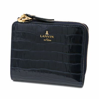LANVIN en Bleu ランバン オン ブルー マゼンダ 小銭入れ付き二つ折り財布 481686
