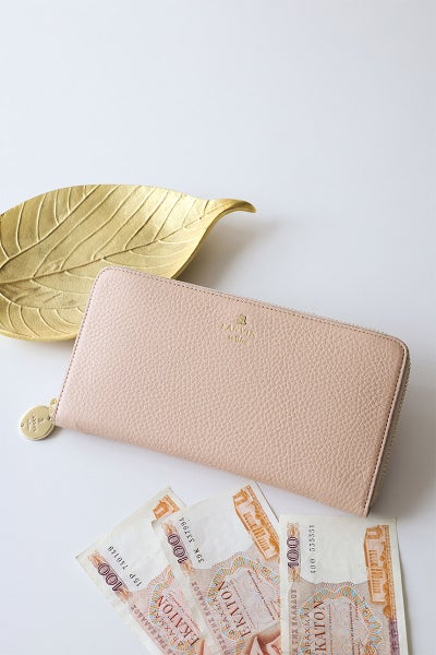 LANVIN en Bleu ランバン オン ブルー メラニー 小銭入れ付き長財布（ラウンドファスナー式 ） 483220