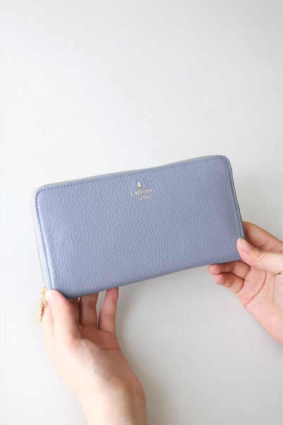 LANVIN en Bleu ランバン オン ブルー メラニー 小銭入れ付き長財布（ラウンドファスナー式 ） 483220