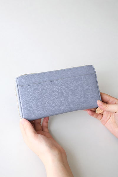 LANVIN en Bleu ランバン オン ブルー メラニー 小銭入れ付き長財布（ラウンドファスナー式 ） 483220