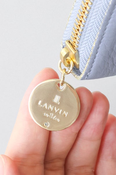LANVIN en Bleu ランバン オン ブルー メラニー 小銭入れ付き長財布（ラウンドファスナー式 ） 483220