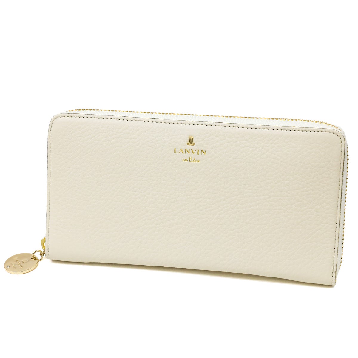 LANVIN en Bleu ランバン オン ブルー メラニー 小銭入れ付き長財布（ラウンドファスナー式 ） 483220