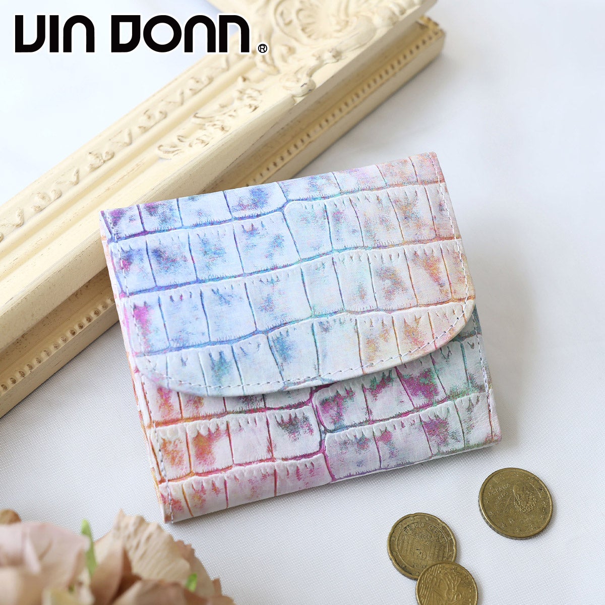 VIA DOAN ヴィア ドアン Arco アルコ 小銭入れ付き二つ折り財布 312