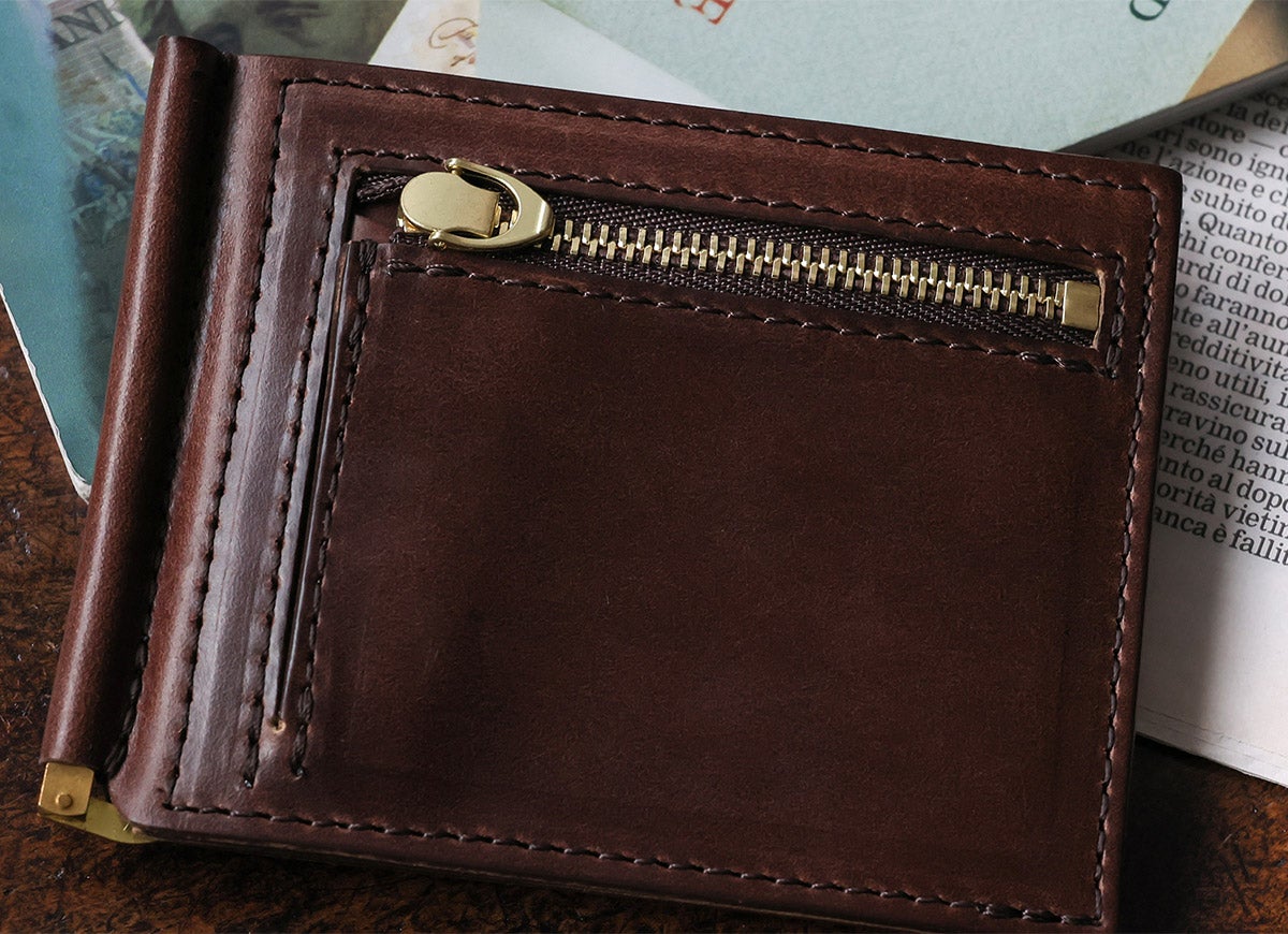 MR.OLIVE E.O.I ミスターオリーブ イーオーアイ HORWEEN CHROMEXCEL LEATHER ホーウィン クロムエクセルレザー MONEY CLIP WALLET ME113H