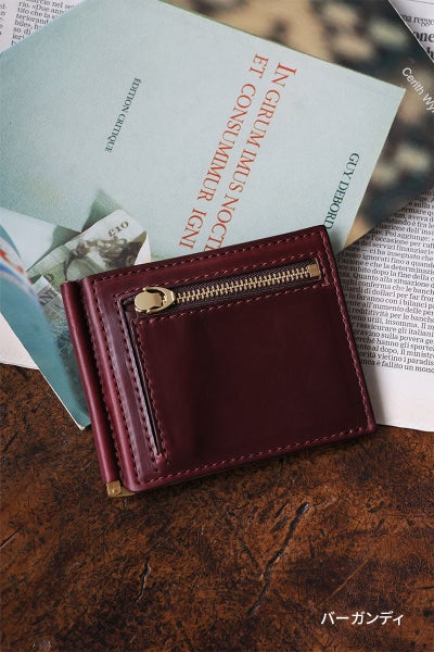MR.OLIVE E.O.I ミスターオリーブ イーオーアイ HORWEEN CHROMEXCEL LEATHER ホーウィン クロムエクセルレザー MONEY CLIP WALLET ME113H