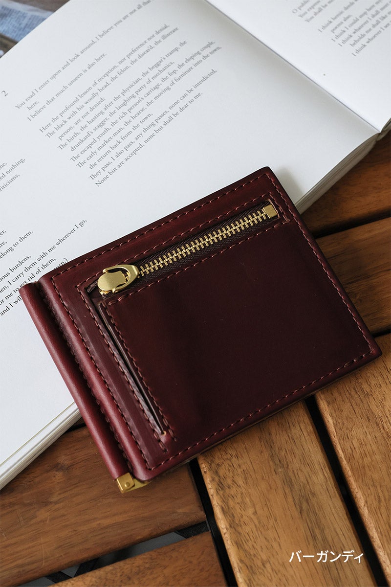 MR.OLIVE E.O.I ミスターオリーブ イーオーアイ HORWEEN CHROMEXCEL LEATHER ホーウィン クロムエクセルレザー MONEY CLIP WALLET ME113H