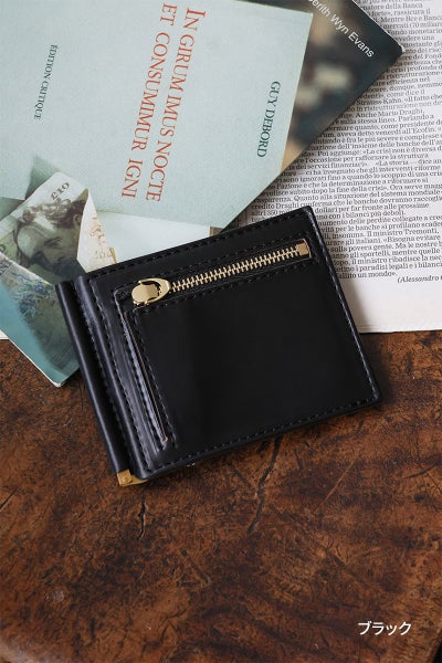 MR.OLIVE E.O.I ミスターオリーブ イーオーアイ HORWEEN CHROMEXCEL LEATHER ホーウィン クロムエクセルレザー MONEY CLIP WALLET ME113H