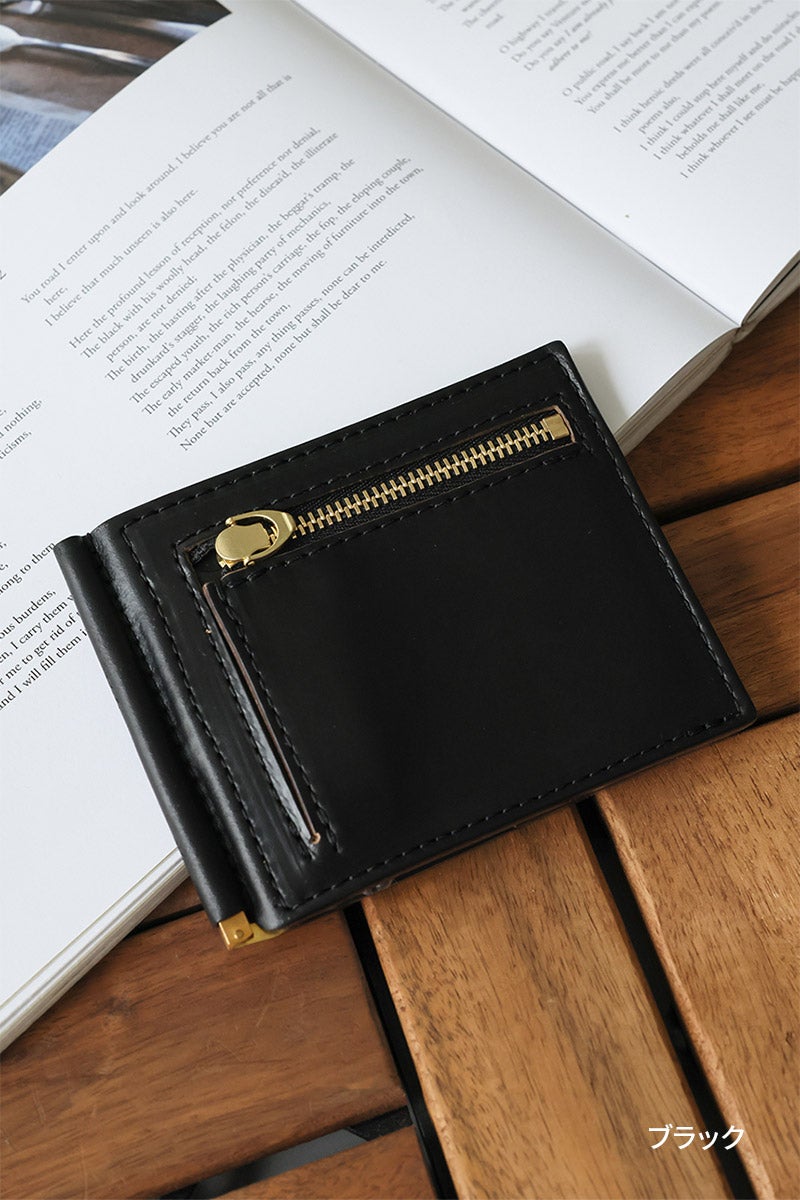 MR.OLIVE E.O.I ミスターオリーブ イーオーアイ HORWEEN CHROMEXCEL LEATHER ホーウィン クロムエクセルレザー MONEY CLIP WALLET ME113H