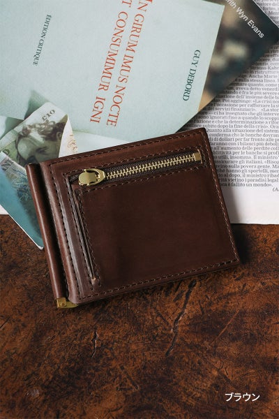 MR.OLIVE E.O.I ミスターオリーブ イーオーアイ HORWEEN CHROMEXCEL LEATHER ホーウィン クロムエクセルレザー MONEY CLIP WALLET ME113H
