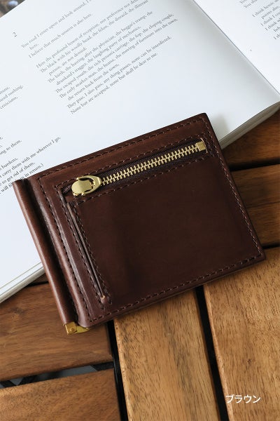 MR.OLIVE E.O.I ミスターオリーブ イーオーアイ HORWEEN CHROMEXCEL LEATHER ホーウィン クロムエクセルレザー MONEY CLIP WALLET ME113H