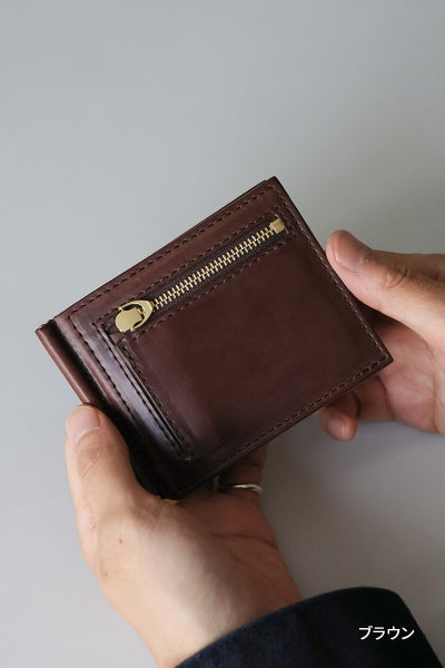 MR.OLIVE E.O.I ミスターオリーブ イーオーアイ HORWEEN CHROMEXCEL LEATHER ホーウィン クロムエクセルレザー MONEY CLIP WALLET ME113H
