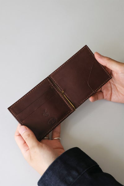 MR.OLIVE E.O.I ミスターオリーブ イーオーアイ HORWEEN CHROMEXCEL LEATHER ホーウィン クロムエクセルレザー MONEY CLIP WALLET ME113H