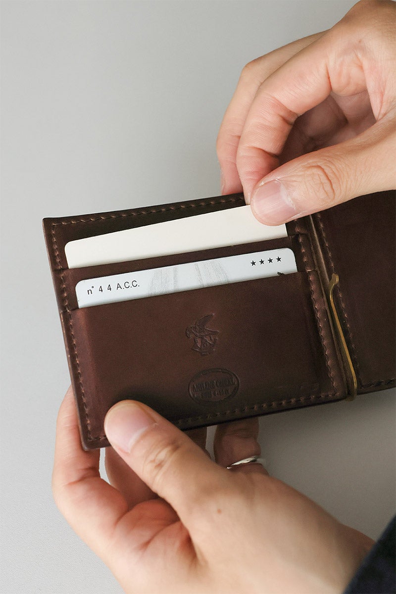 MR.OLIVE E.O.I ミスターオリーブ イーオーアイ HORWEEN CHROMEXCEL LEATHER ホーウィン クロムエクセルレザー MONEY CLIP WALLET ME113H