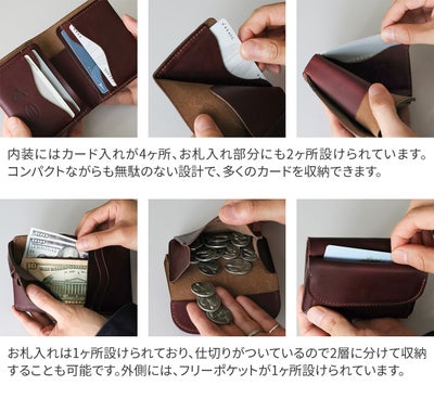 MR.OLIVE E.O.I ミスターオリーブ イーオーアイ HORWEEN CHROMEXCEL LEATHER ホーウィン クロムエクセルレザー MINI WALLET ME116H