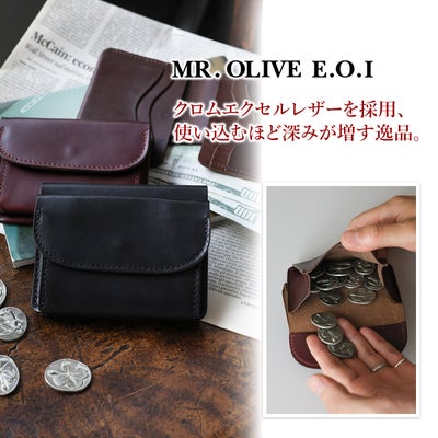 MR.OLIVE E.O.I ミスターオリーブ イーオーアイ HORWEEN CHROMEXCEL LEATHER ホーウィン クロムエクセルレザー MINI WALLET ME116H