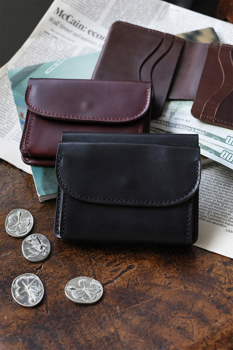 MR.OLIVE E.O.I ミスターオリーブ イーオーアイ HORWEEN CHROMEXCEL LEATHER ホーウィン クロムエクセルレザー MINI WALLET ME116H