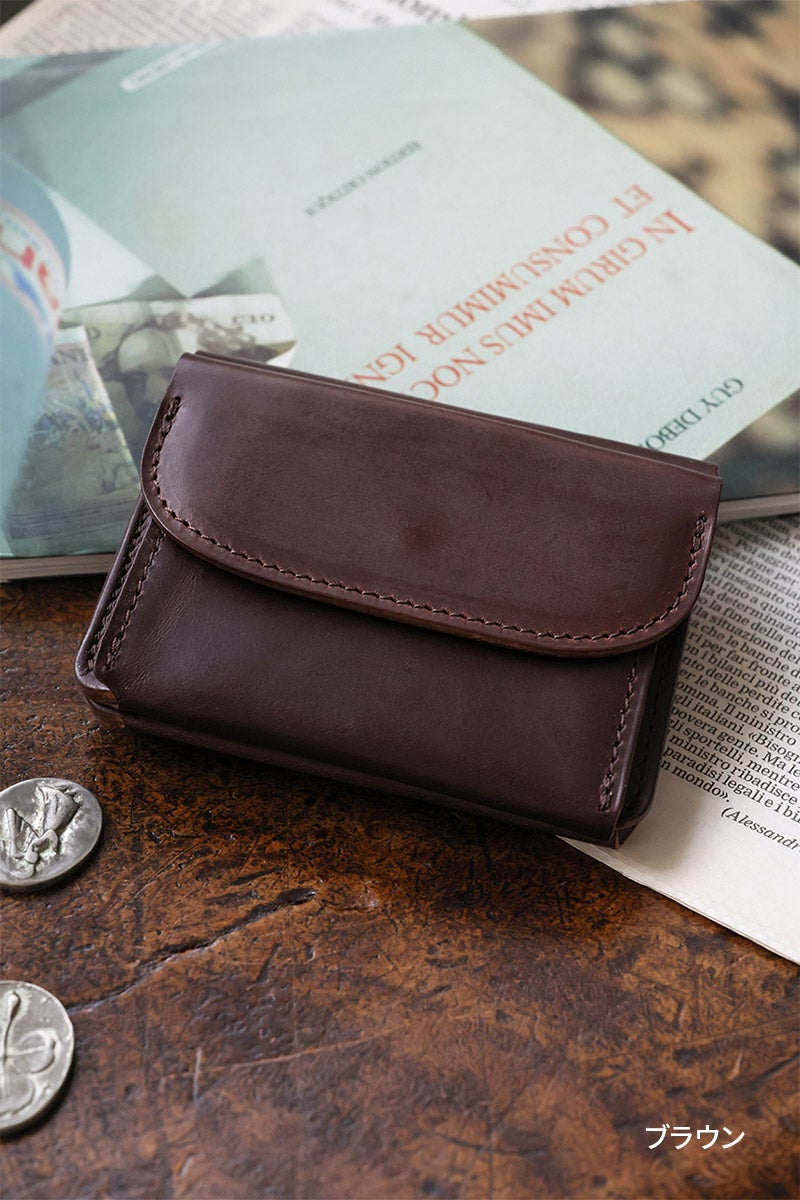 MR.OLIVE E.O.I ミスターオリーブ イーオーアイ HORWEEN CHROMEXCEL LEATHER ホーウィン クロムエクセルレザー MINI WALLET ME116H