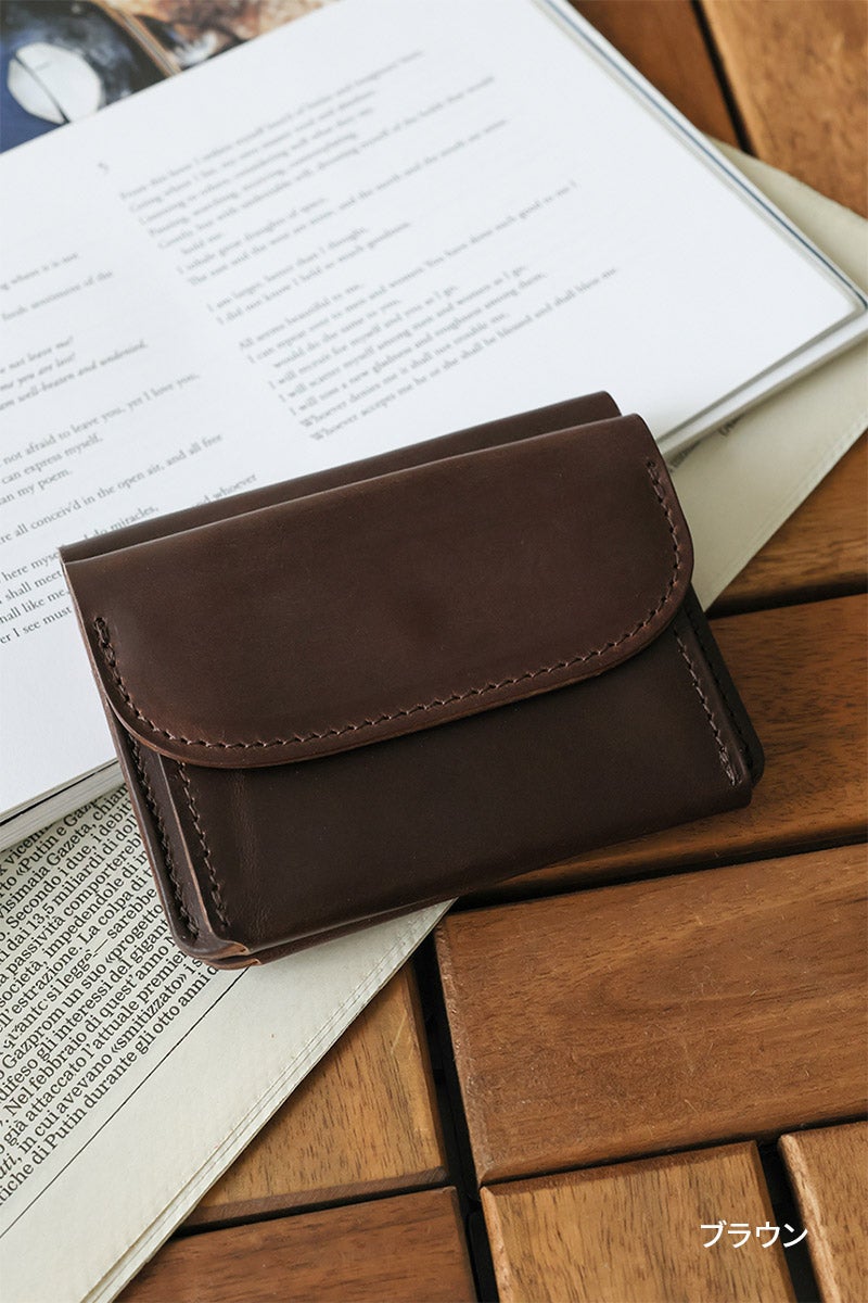 MR.OLIVE E.O.I ミスターオリーブ イーオーアイ HORWEEN CHROMEXCEL LEATHER ホーウィン クロムエクセルレザー MINI WALLET ME116H