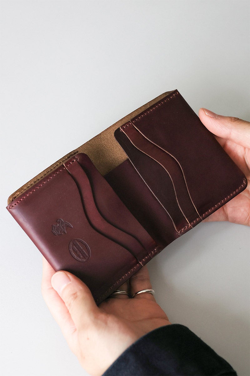 MR.OLIVE E.O.I ミスターオリーブ イーオーアイ HORWEEN CHROMEXCEL LEATHER ホーウィン クロムエクセルレザー MINI WALLET ME116H