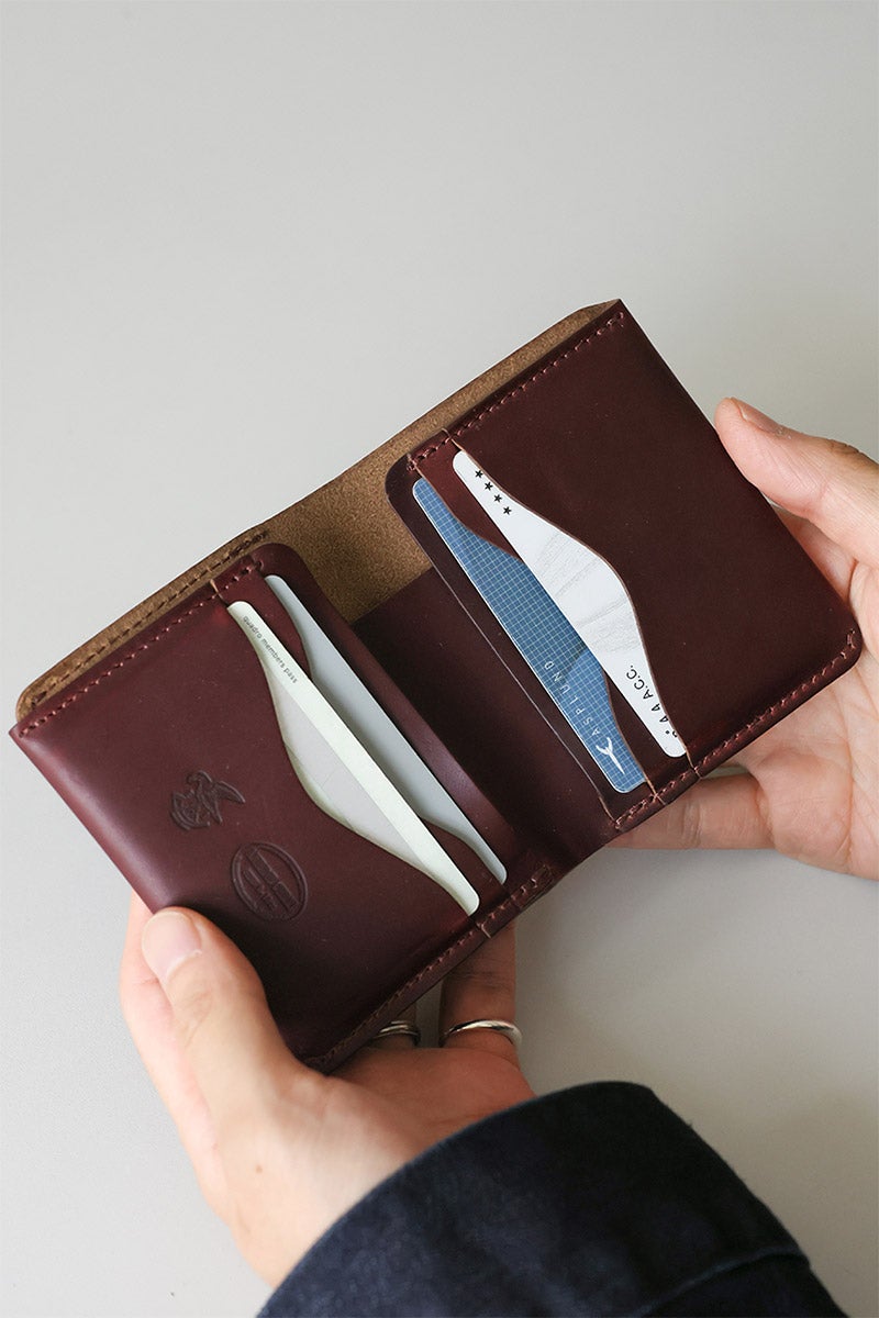 MR.OLIVE E.O.I ミスターオリーブ イーオーアイ HORWEEN CHROMEXCEL LEATHER ホーウィン クロムエクセルレザー MINI WALLET ME116H