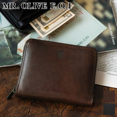 MR.OLIVE E.O.I ミスターオリーブ イーオーアイ HORWEEN CHROMEXCEL LEATHER ホーウィン クロムエクセルレザー COMPACT ZIP WALLET ME123H