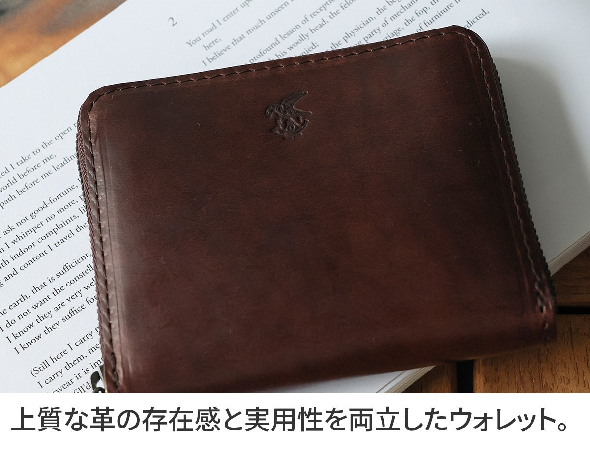 MR.OLIVE E.O.I ミスターオリーブ イーオーアイ HORWEEN CHROMEXCEL LEATHER ホーウィン クロムエクセルレザー COMPACT ZIP WALLET ME123H