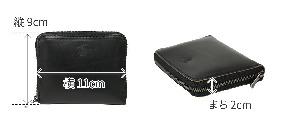 MR.OLIVE E.O.I ミスターオリーブ イーオーアイ HORWEEN CHROMEXCEL LEATHER ホーウィン クロムエクセルレザー COMPACT ZIP WALLET ME123H