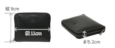 MR.OLIVE E.O.I ミスターオリーブ イーオーアイ HORWEEN CHROMEXCEL LEATHER ホーウィン クロムエクセルレザー COMPACT ZIP WALLET ME123H