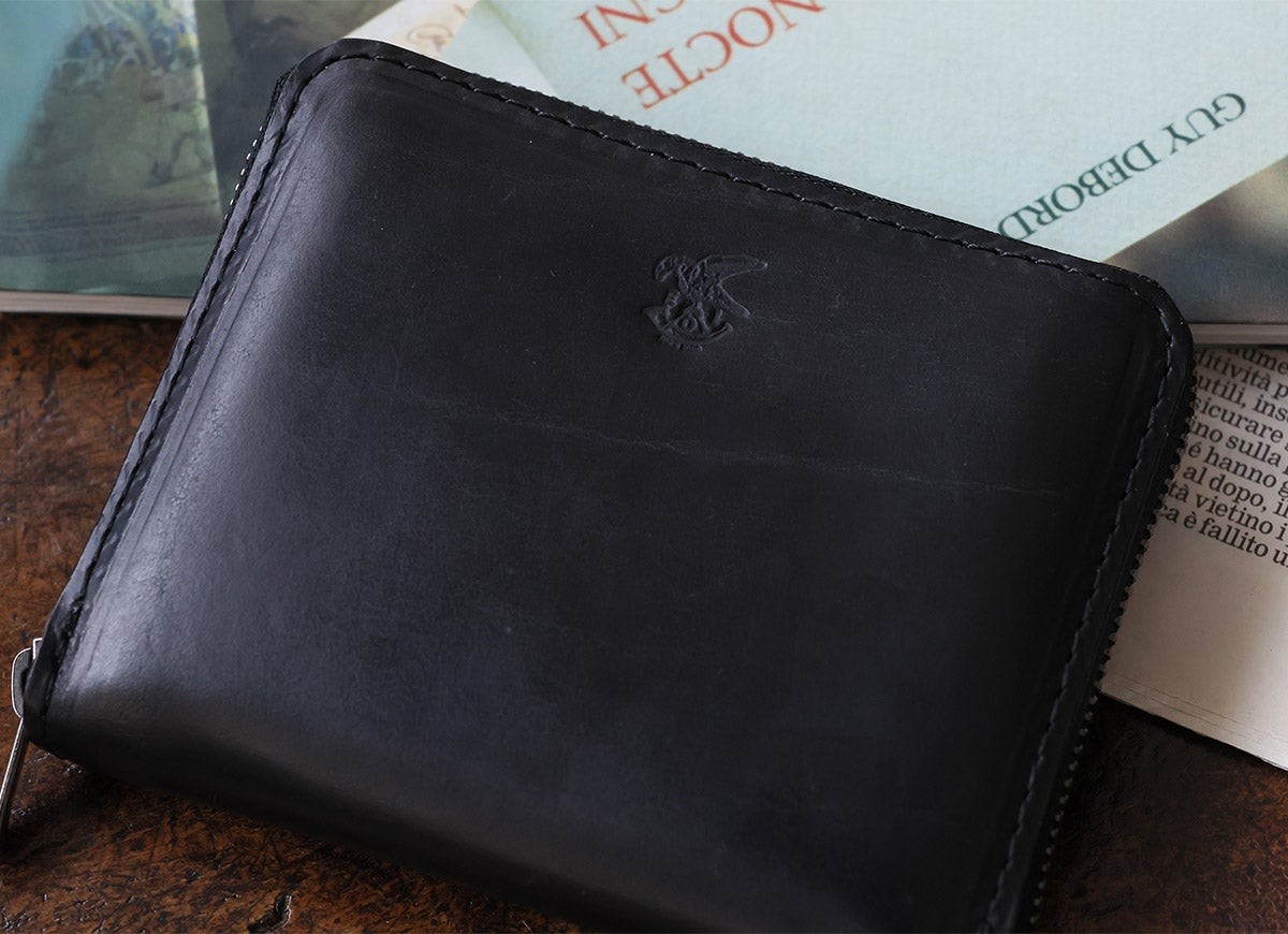 MR.OLIVE E.O.I ミスターオリーブ イーオーアイ HORWEEN CHROMEXCEL LEATHER ホーウィン クロムエクセルレザー COMPACT ZIP WALLET ME123H