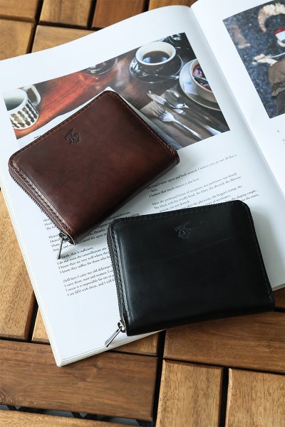 MR.OLIVE E.O.I ミスターオリーブ イーオーアイ HORWEEN CHROMEXCEL LEATHER ホーウィン クロムエクセルレザー COMPACT ZIP WALLET ME123H