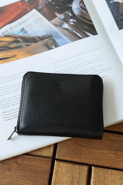 MR.OLIVE E.O.I ミスターオリーブ イーオーアイ HORWEEN CHROMEXCEL LEATHER ホーウィン クロムエクセルレザー COMPACT ZIP WALLET ME123H