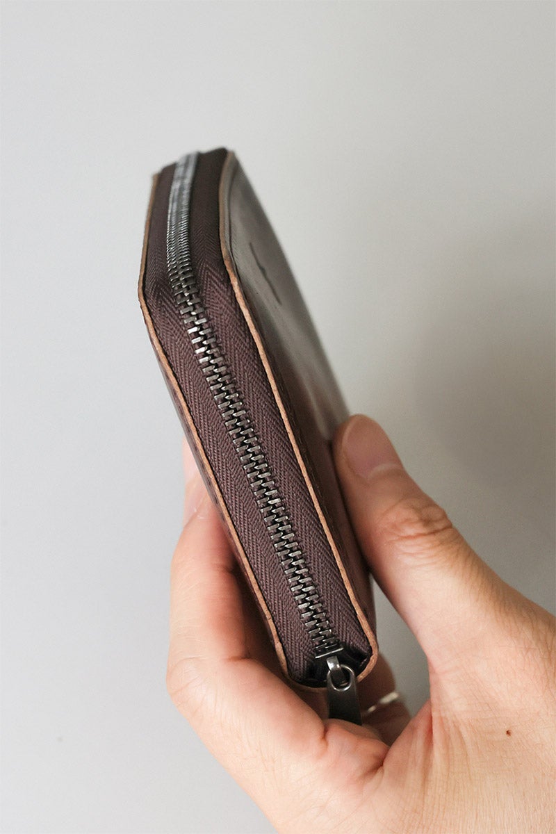 MR.OLIVE E.O.I ミスターオリーブ イーオーアイ HORWEEN CHROMEXCEL LEATHER ホーウィン クロムエクセルレザー COMPACT ZIP WALLET ME123H