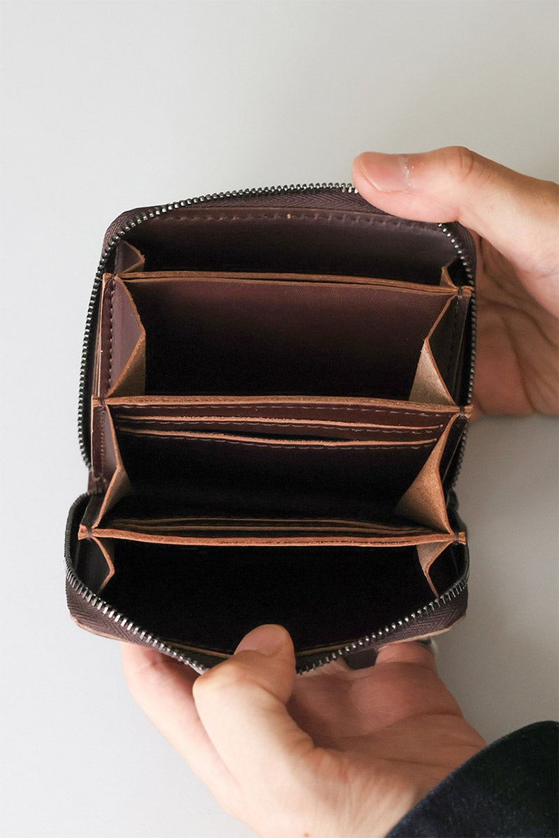 MR.OLIVE E.O.I ミスターオリーブ イーオーアイ HORWEEN CHROMEXCEL LEATHER ホーウィン クロムエクセルレザー COMPACT ZIP WALLET ME123H