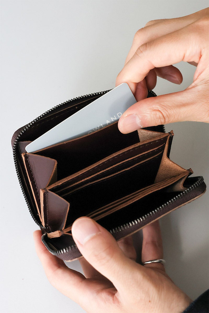 MR.OLIVE E.O.I ミスターオリーブ イーオーアイ HORWEEN CHROMEXCEL LEATHER ホーウィン クロムエクセルレザー COMPACT ZIP WALLET ME123H