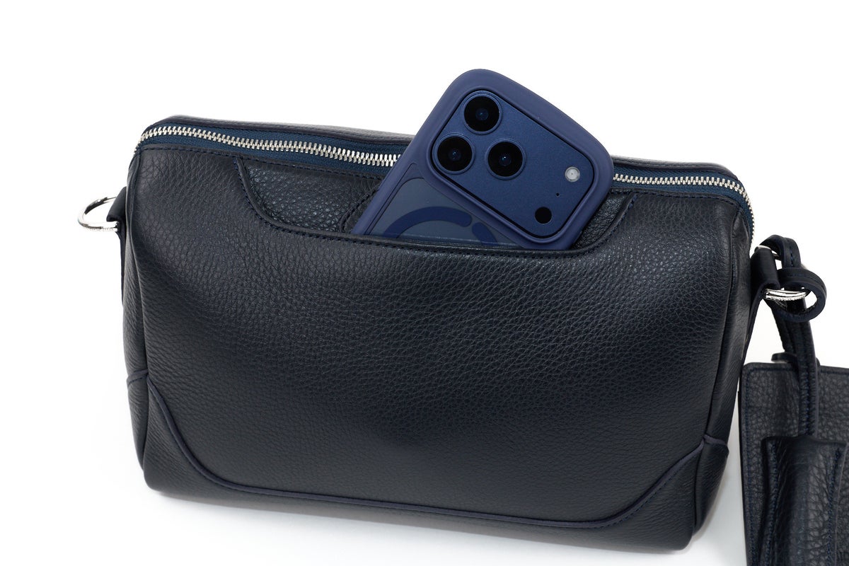 PELLE MORBIDA ペッレモルビダ Maiden Voyage メイデン ボヤージュ ドラムシェイプト ショルダーバッグ (L) PMO-MB090
