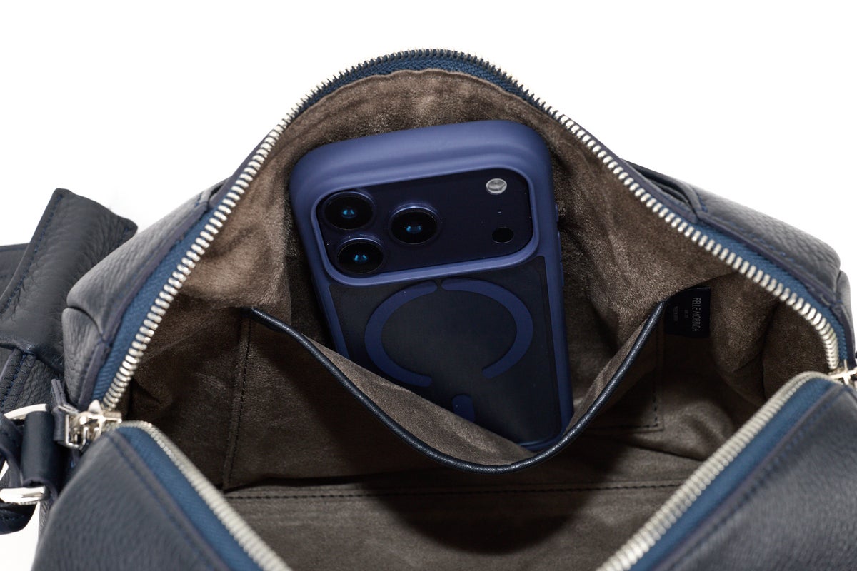 PELLE MORBIDA ペッレモルビダ Maiden Voyage メイデン ボヤージュ ドラムシェイプト ショルダーバッグ (L) PMO-MB090