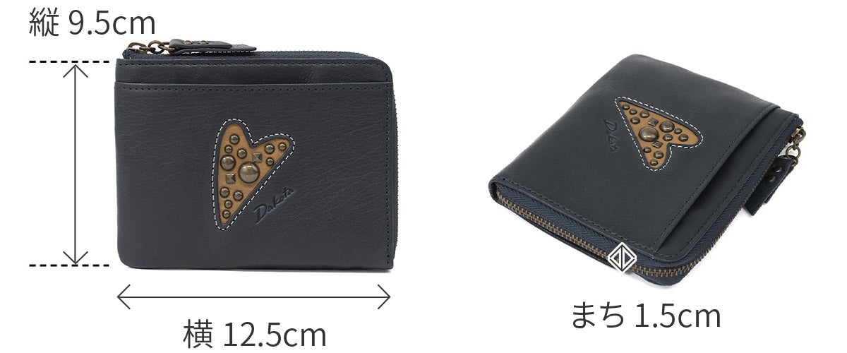 Dakota ダコタ パームス 小銭入れ付き財布（L字ファスナー式） 0032340