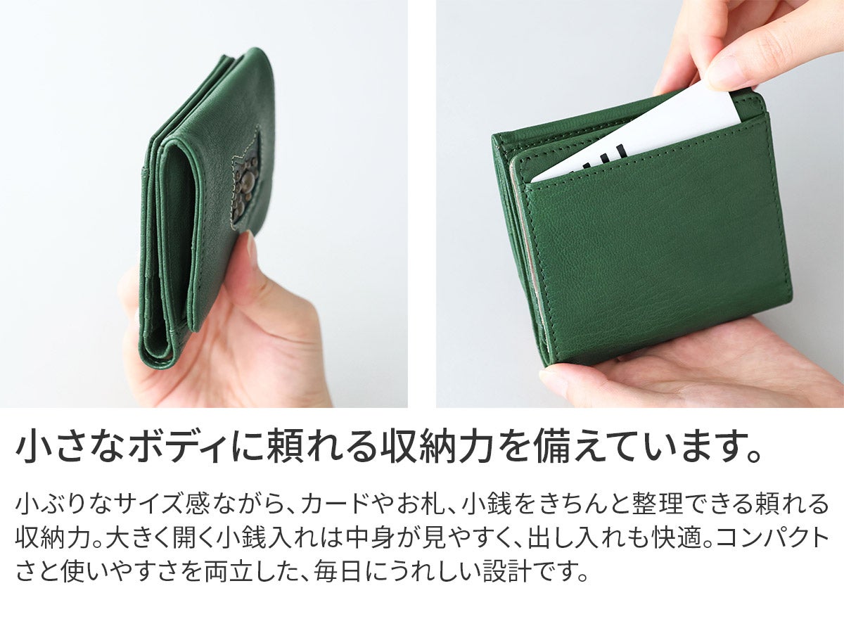 Dakota ダコタ パームス 小銭入れ付き二つ折り財布 0032341