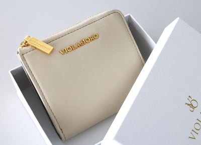 VIOLAd'ORO ヴィオラドーロ PORTA ポルタ 小銭入れ付き二つ折り財布（L字ファスナー式） V-5089