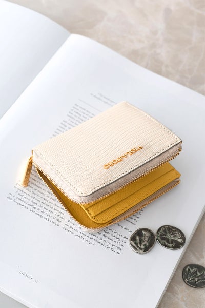 VIOLAd'ORO ヴィオラドーロ PORTA ポルタ 小銭入れ付き二つ折り財布（L字ファスナー式） V-5090