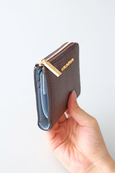 VIOLAd'ORO ヴィオラドーロ PORTA ポルタ 小銭入れ付き二つ折り財布（L字ファスナー式） V-5090