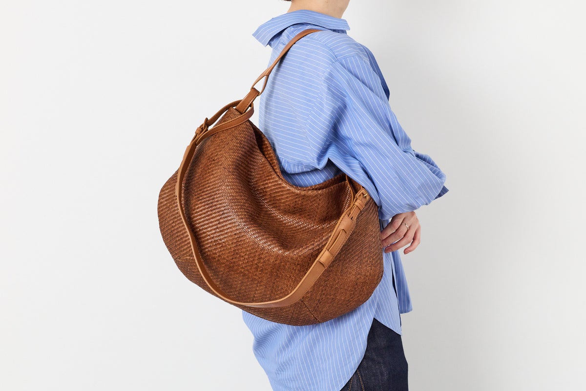 genten ゲンテン Pelle tessile saia ペッレテッシルサイア 2WAYショルダーバッグ 45070
