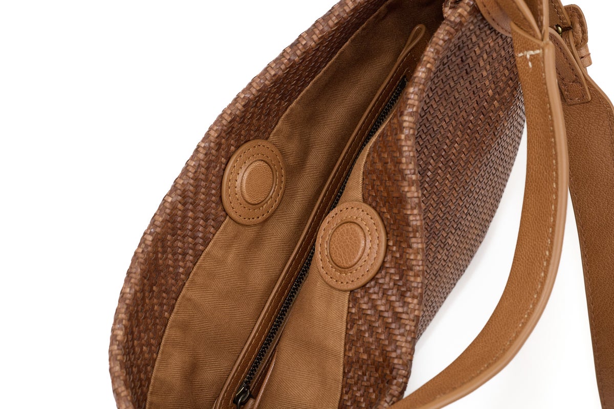genten ゲンテン Pelle tessile saia ペッレテッシルサイア 2WAYショルダーバッグ 45071