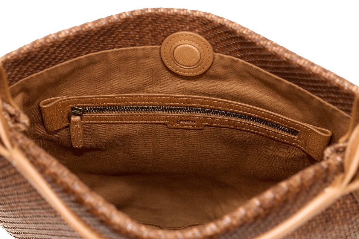 genten ゲンテン Pelle tessile saia ペッレテッシルサイア 2WAYショルダーバッグ 45071